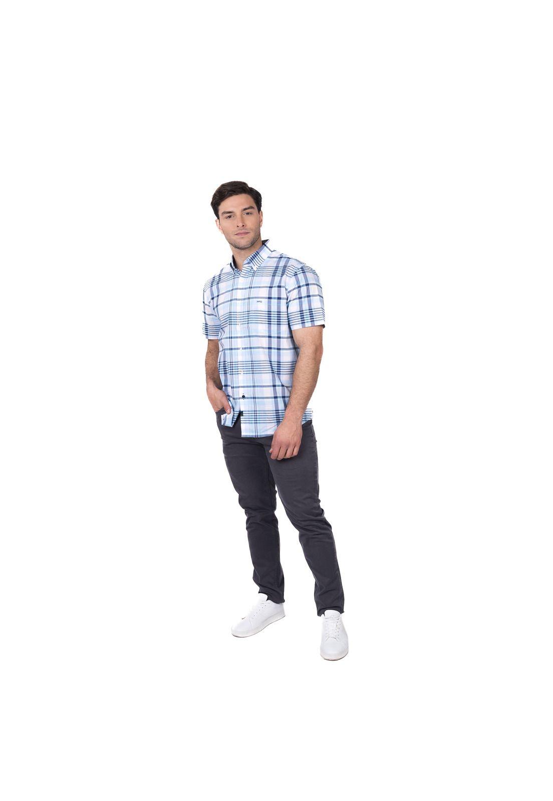 Camisa M/C Radio City Escocesa Regular Fit-3