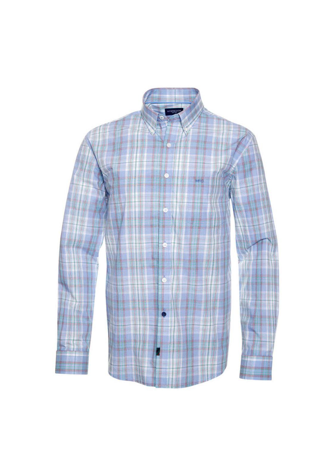 Camisa Casual Escocesa-0