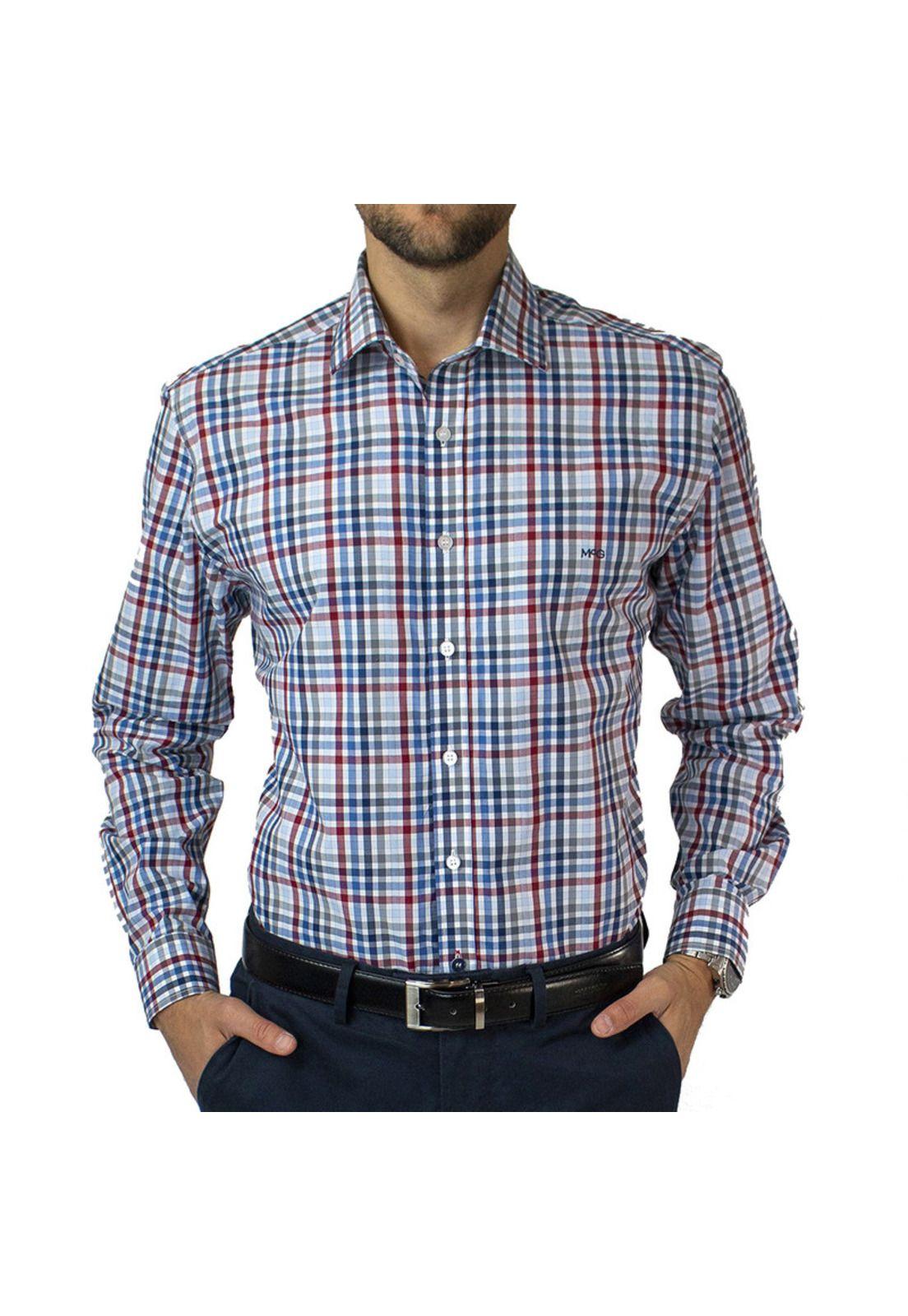 Camisa Trevira Clasica Escoces Regular Fit-0