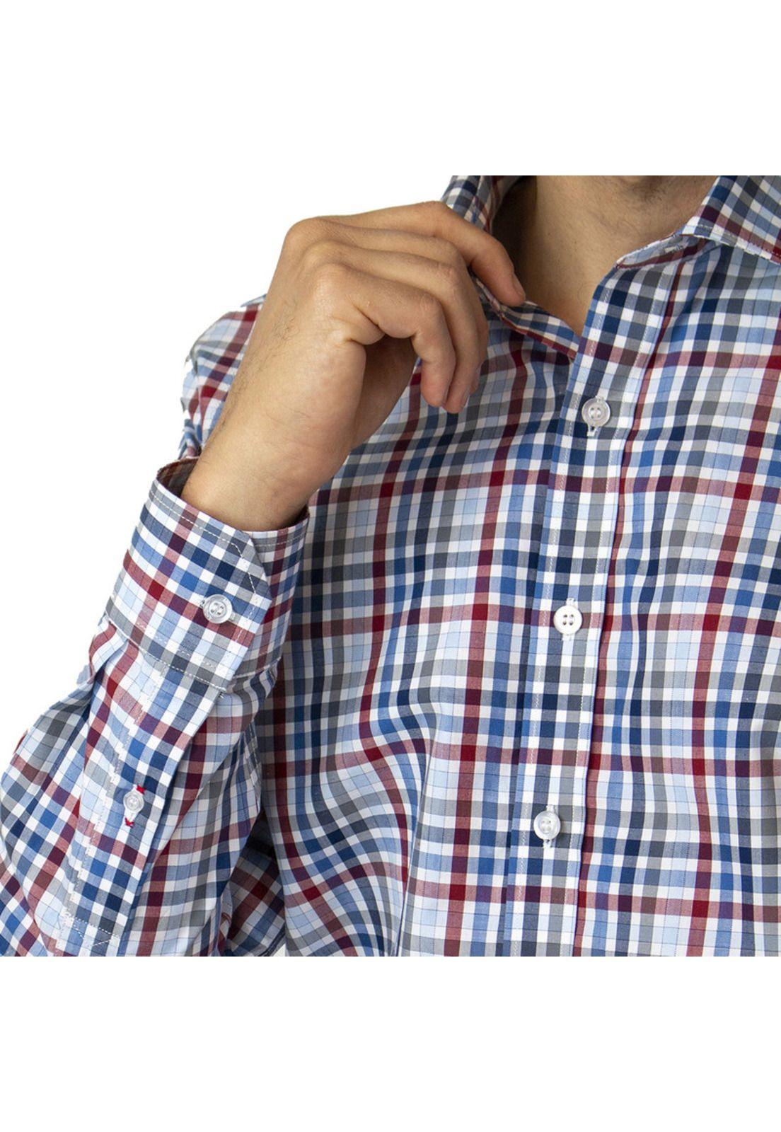 Camisa Trevira Clasica Escoces Regular Fit-3