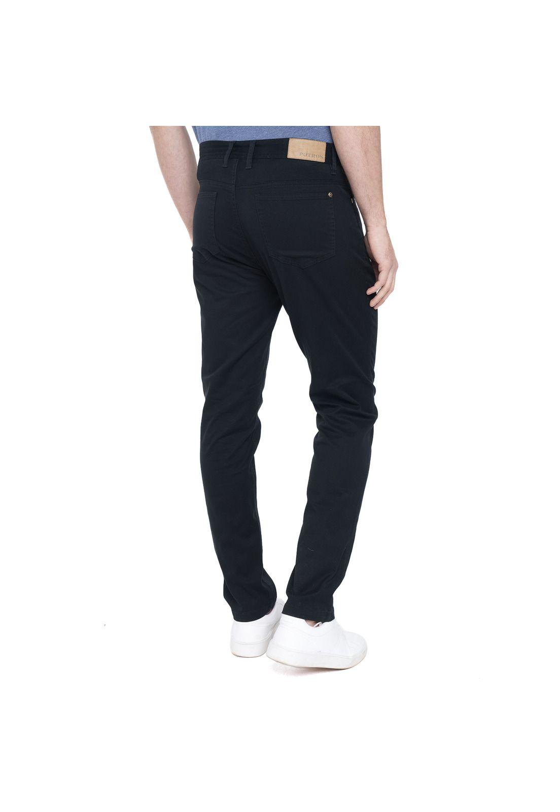 Pantalón Hombre Gabardina Algodón Atenas Slim fit-1