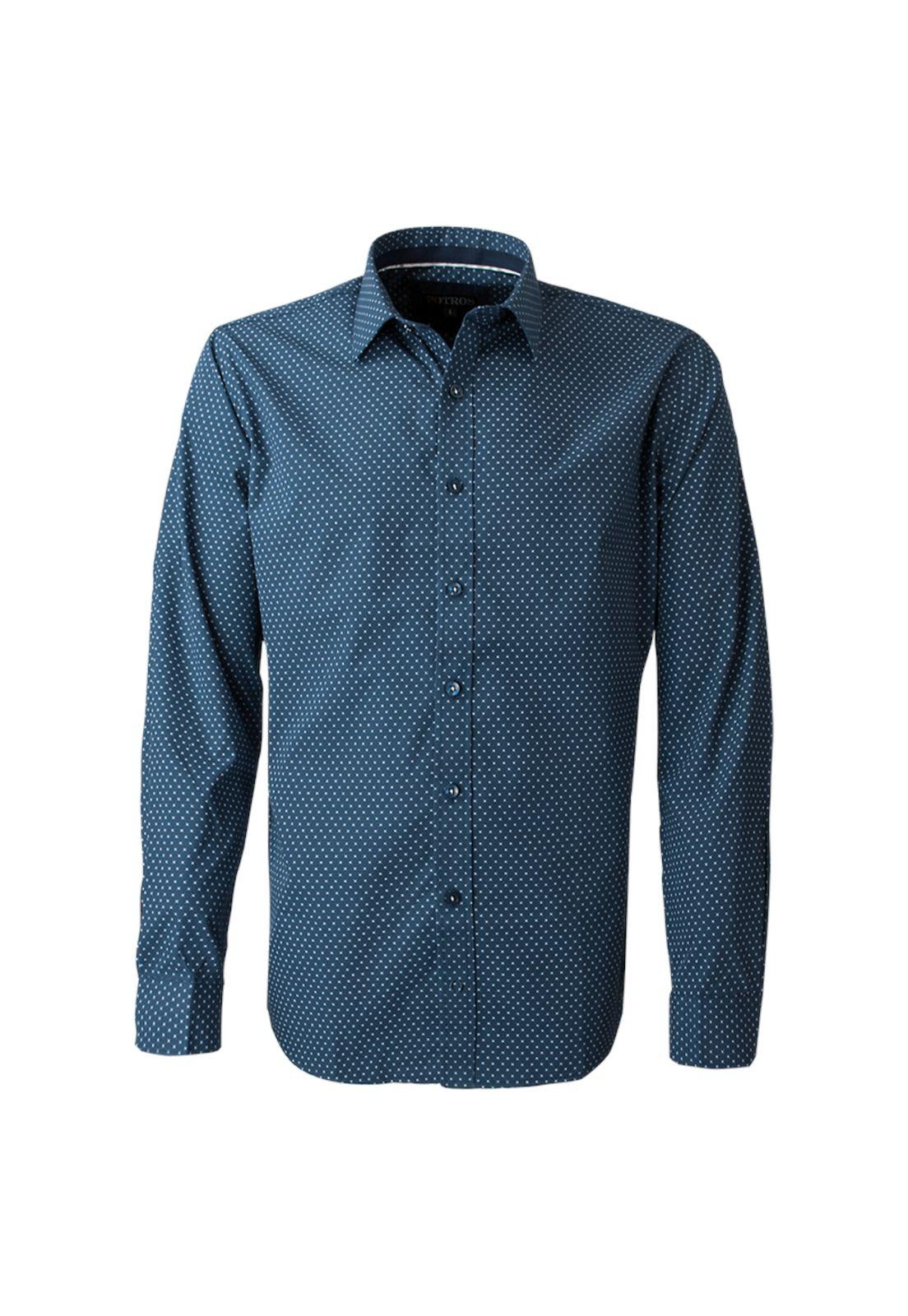 Camisa Trevira Estampada Slim Fit-0