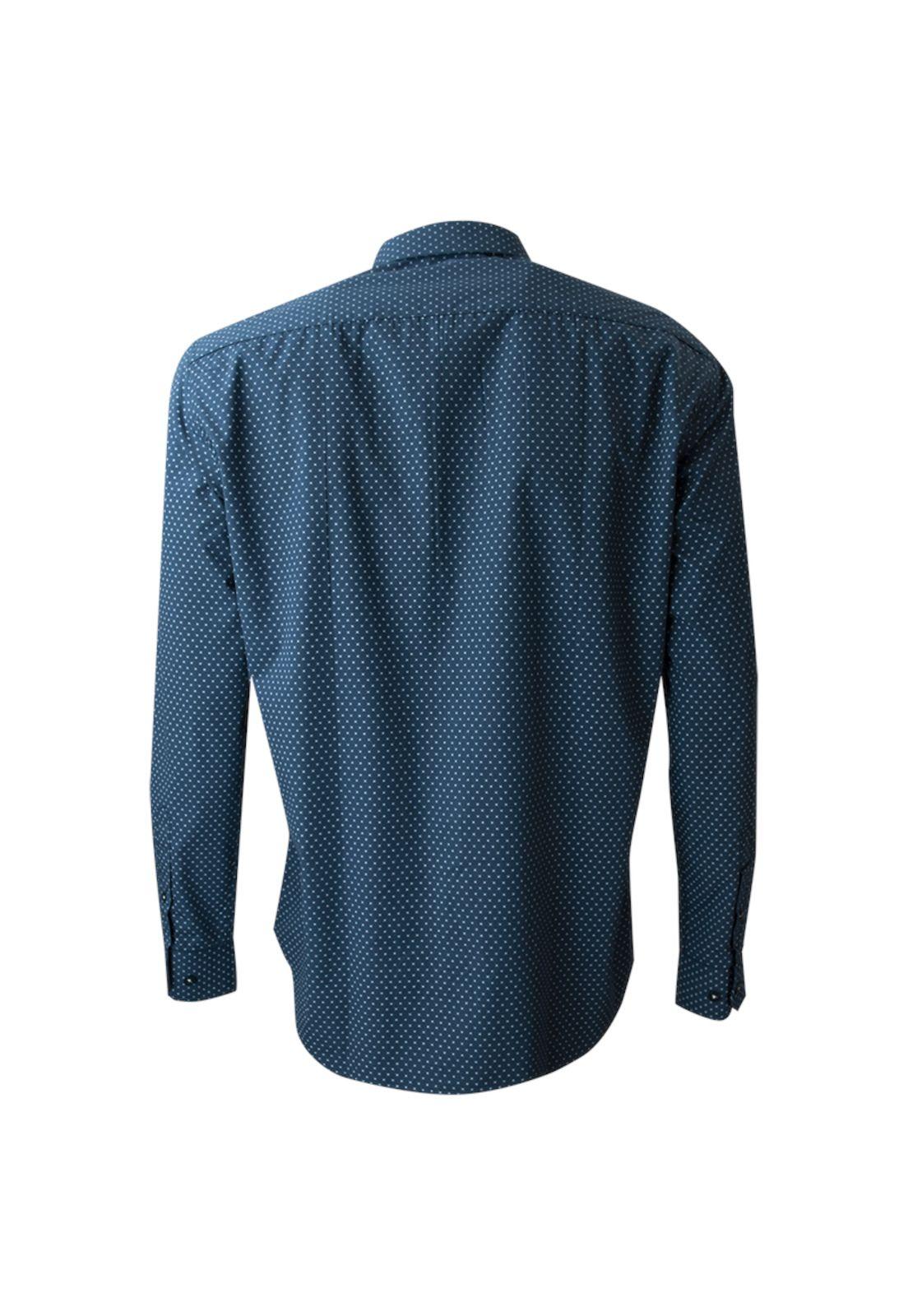 Camisa Trevira Estampada Slim Fit-2