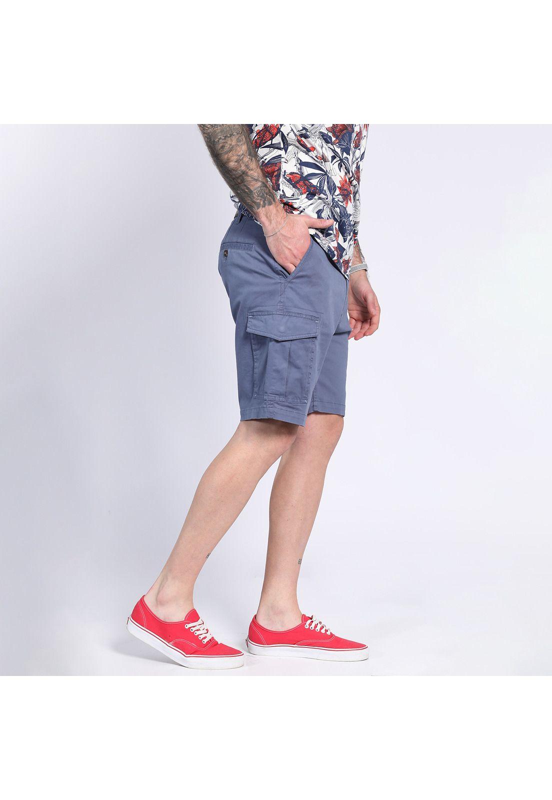 Bermuda Cargo Azul-1