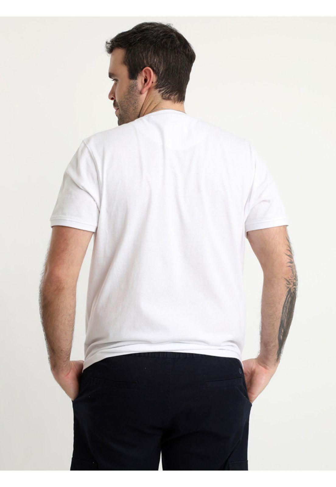 Polera Jersey Botones En Cuello Blanco-1