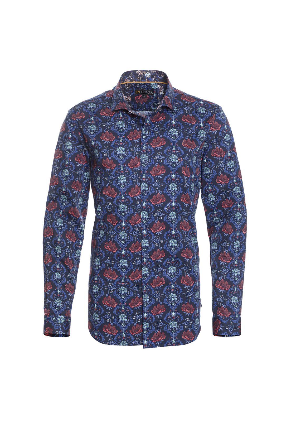 CAMISA SPANDEX ESTAMPADA MANGA LARGA-3