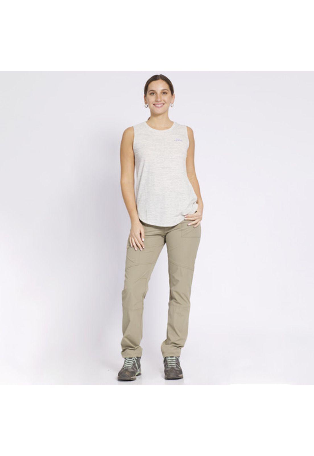 Pantalón Outdoor Multibolsillo Elasticado Mujer-2