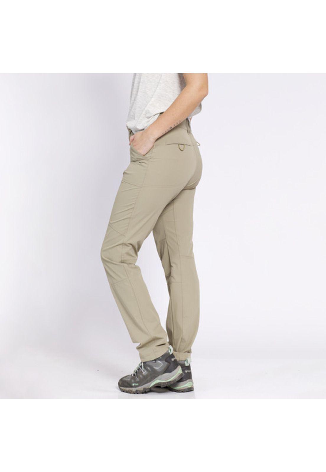 Pantalón Outdoor Multibolsillo Elasticado Mujer-4