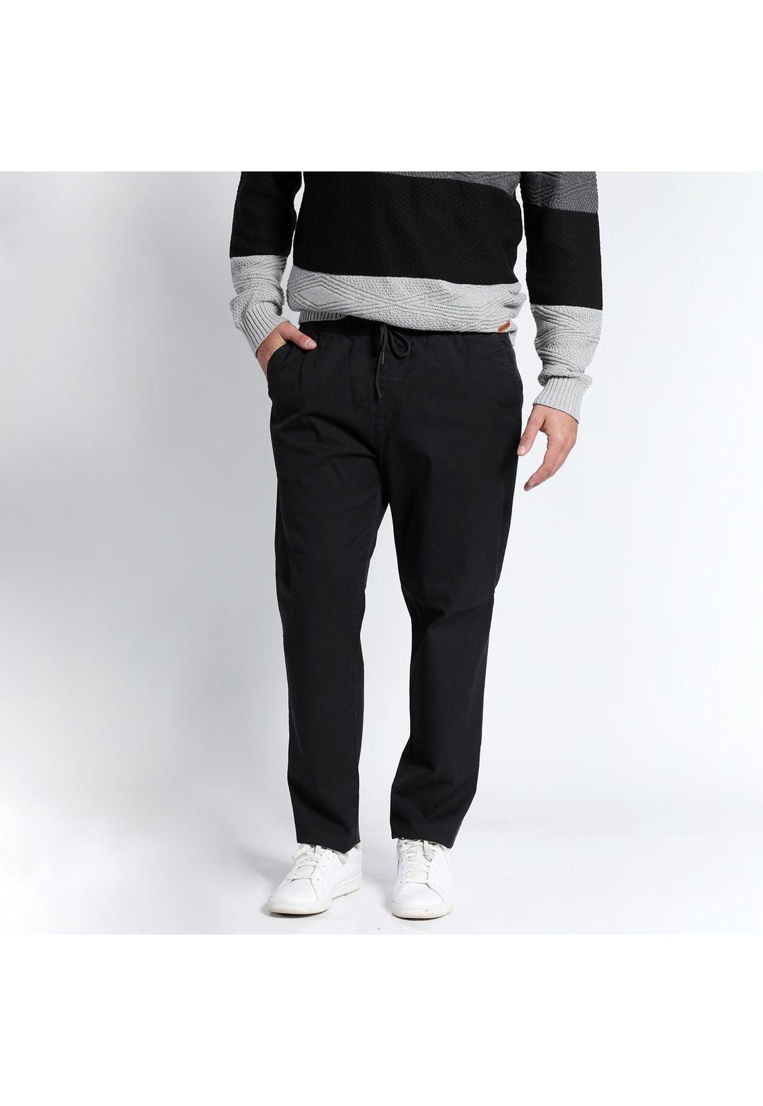 Pantalón Jogger Negro-0