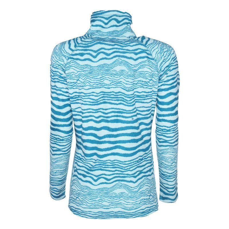 Polar Print Half Zipper Mujer-2