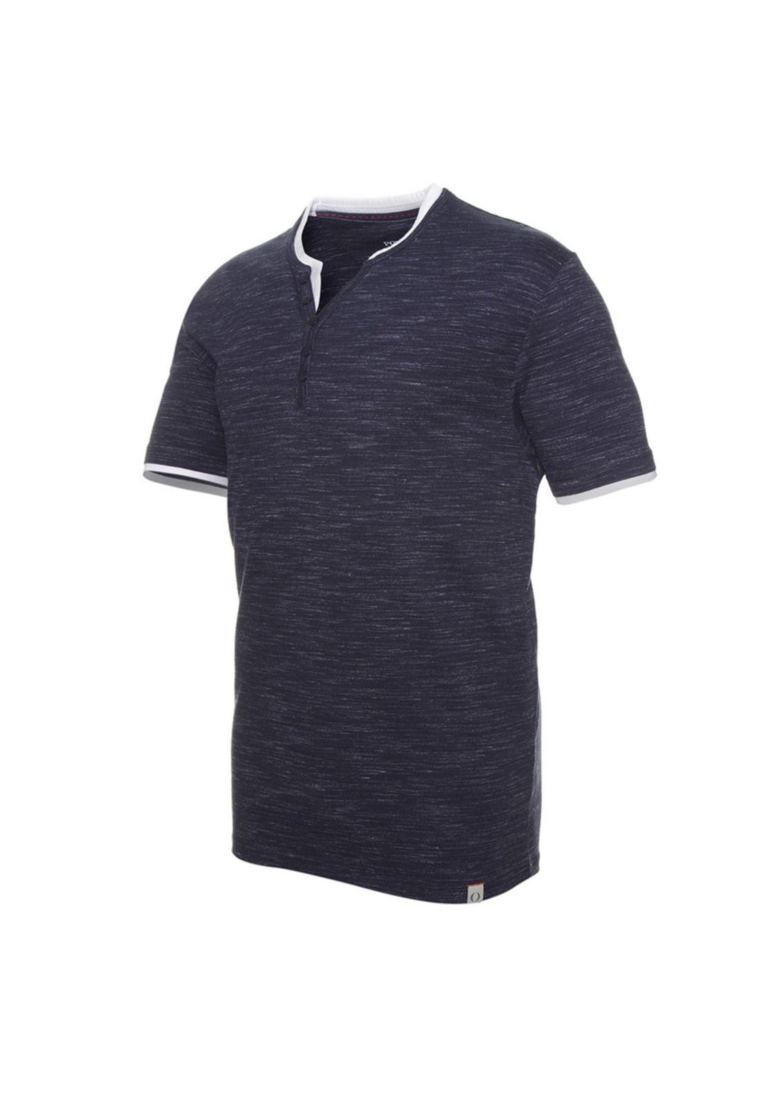 Polera Slub Con Botón-1