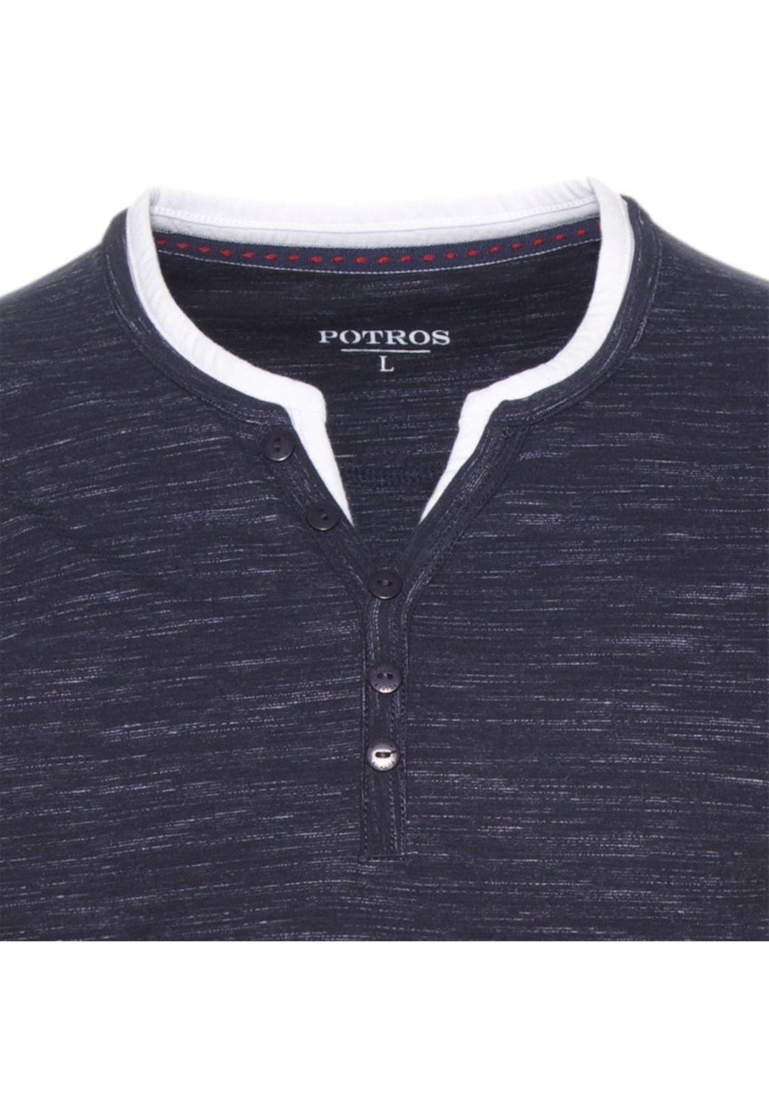 Polera Slub Con Botón-3