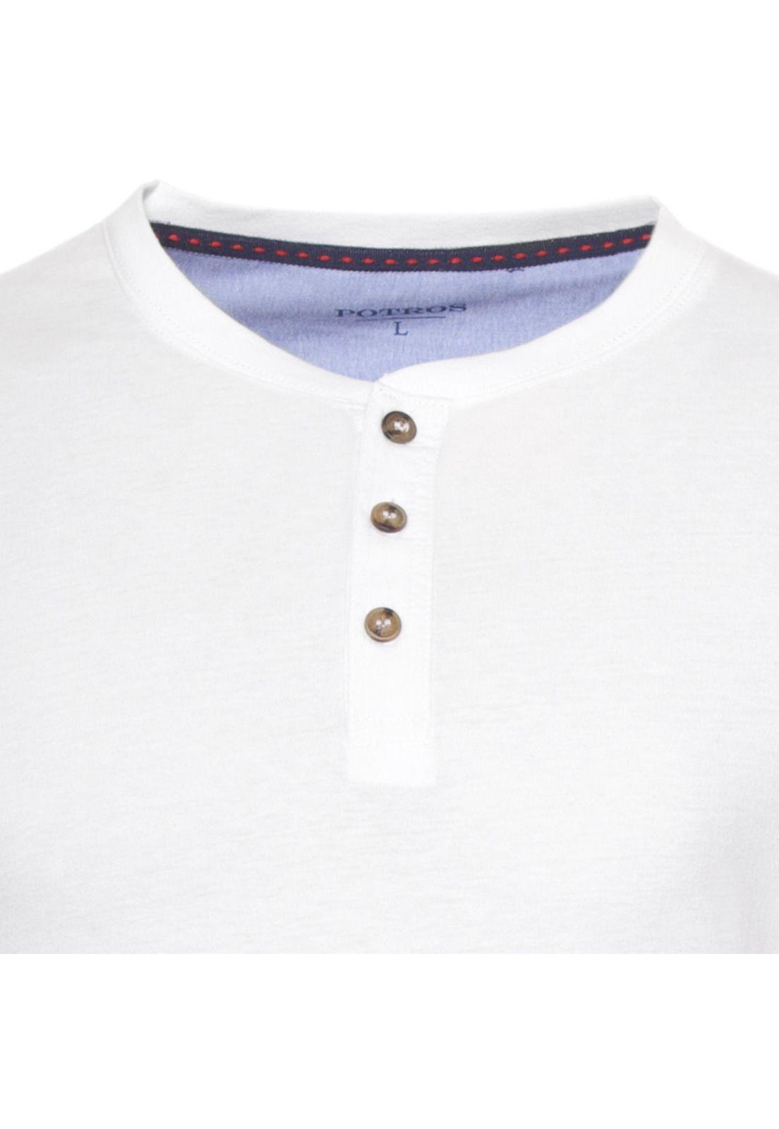 Polera Jersey Botónes En Cuello-3