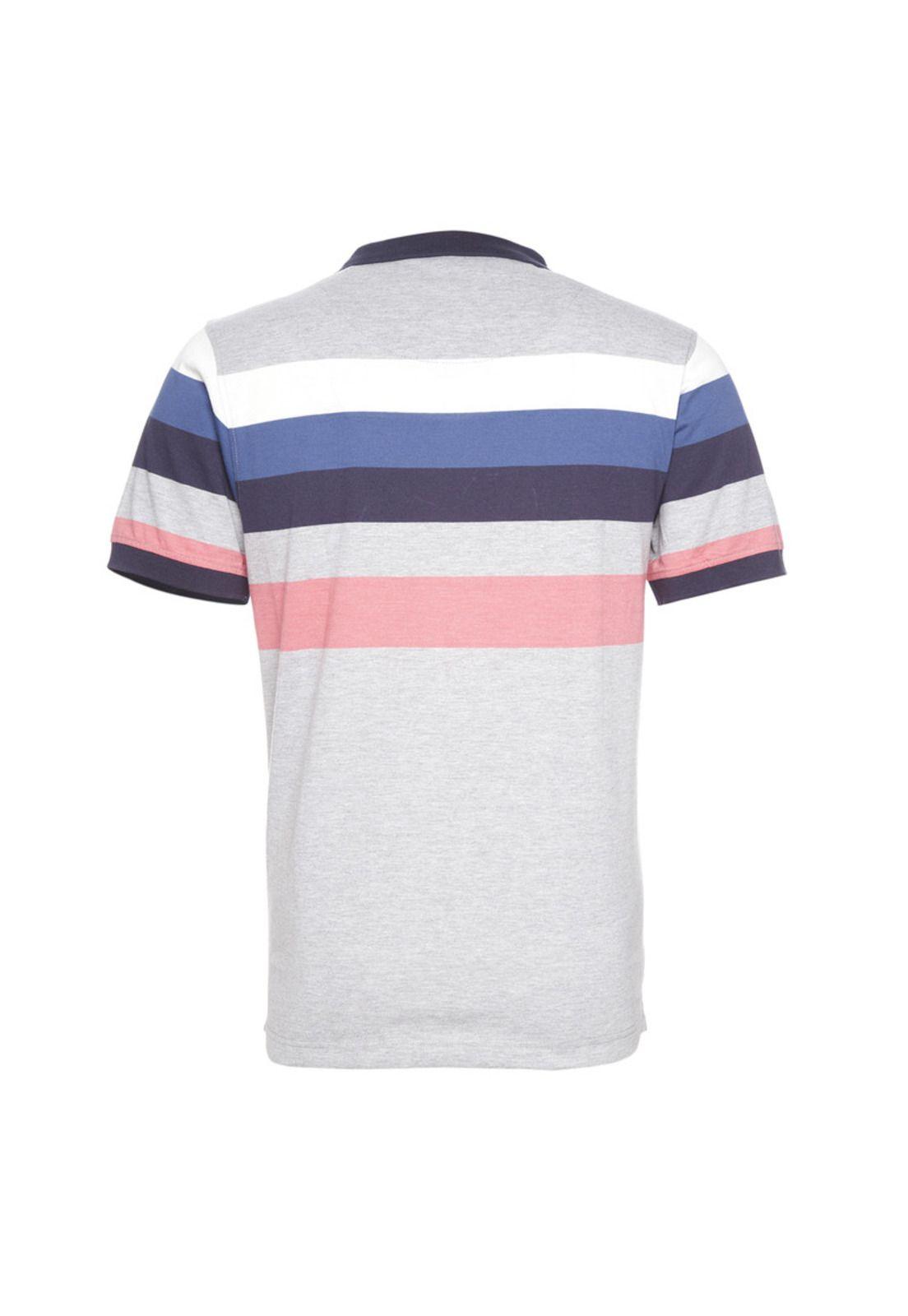 Polera Jersey  Yd Listada Fantasía Cuello Camisero-2