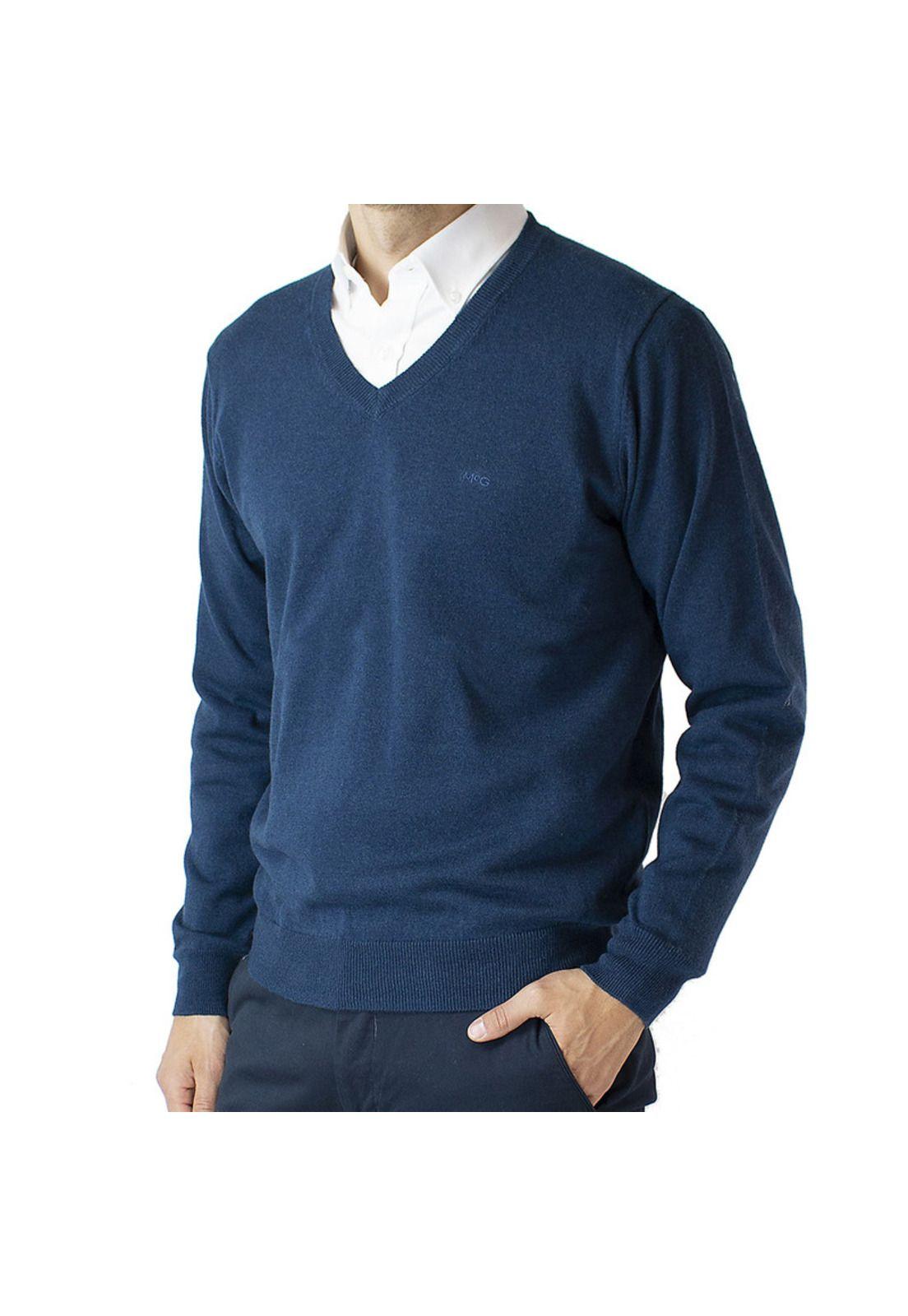 Sweater Cuello V Melange-1