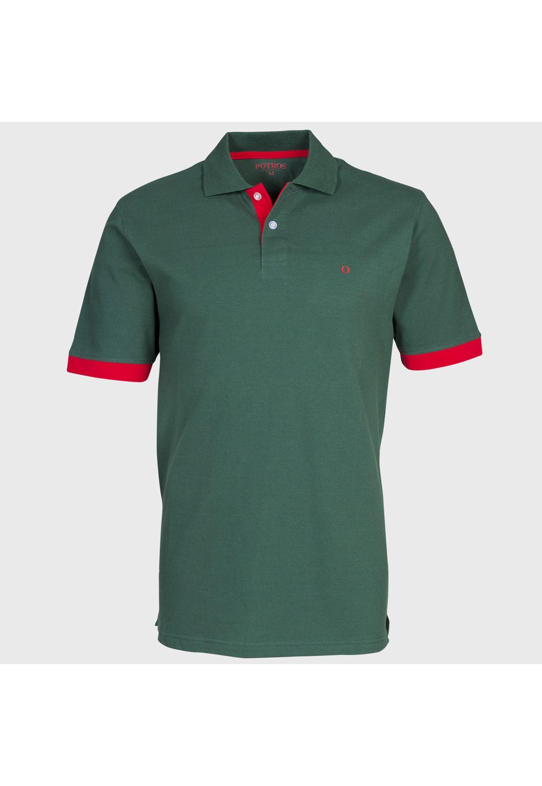 POLERA PIQUÉ PUÑOS EN CONTRASTE-0