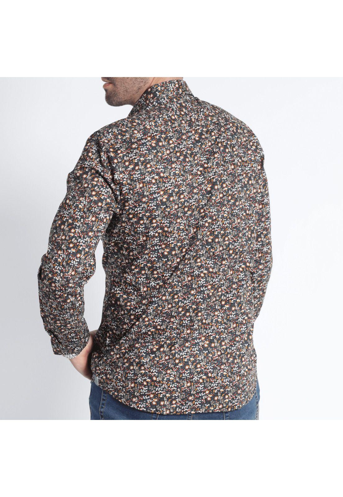 Camisa Estampada Verde-1