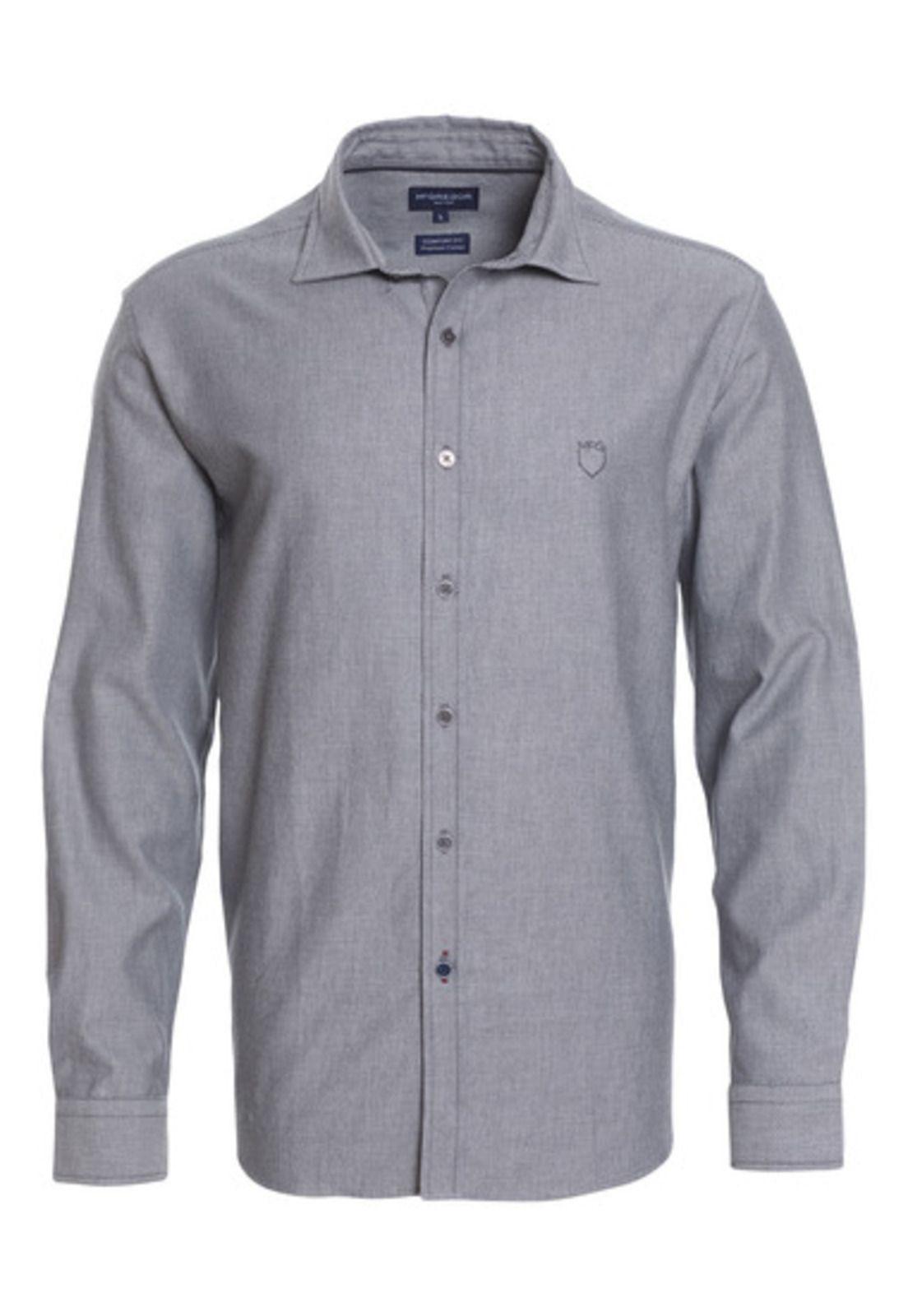Camisa Manga Larga Franela Estampada Comfort Fit-4