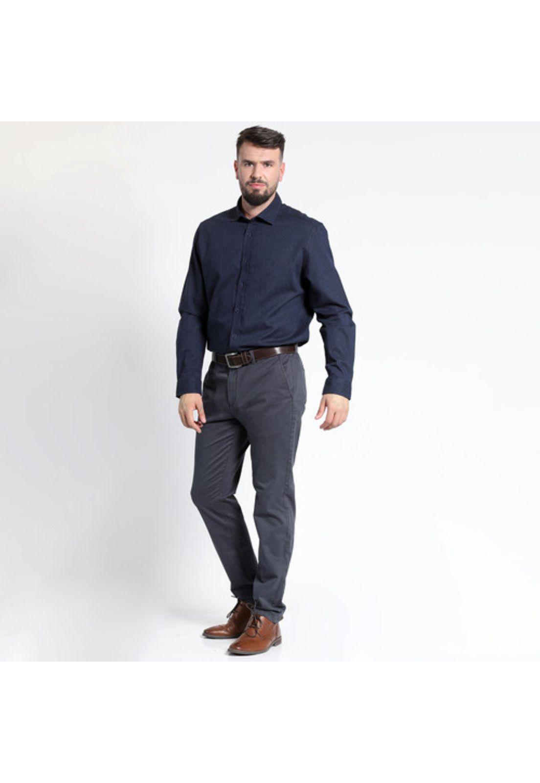 Camisa Manga Larga Franela Estampada Comfort Fit-0
