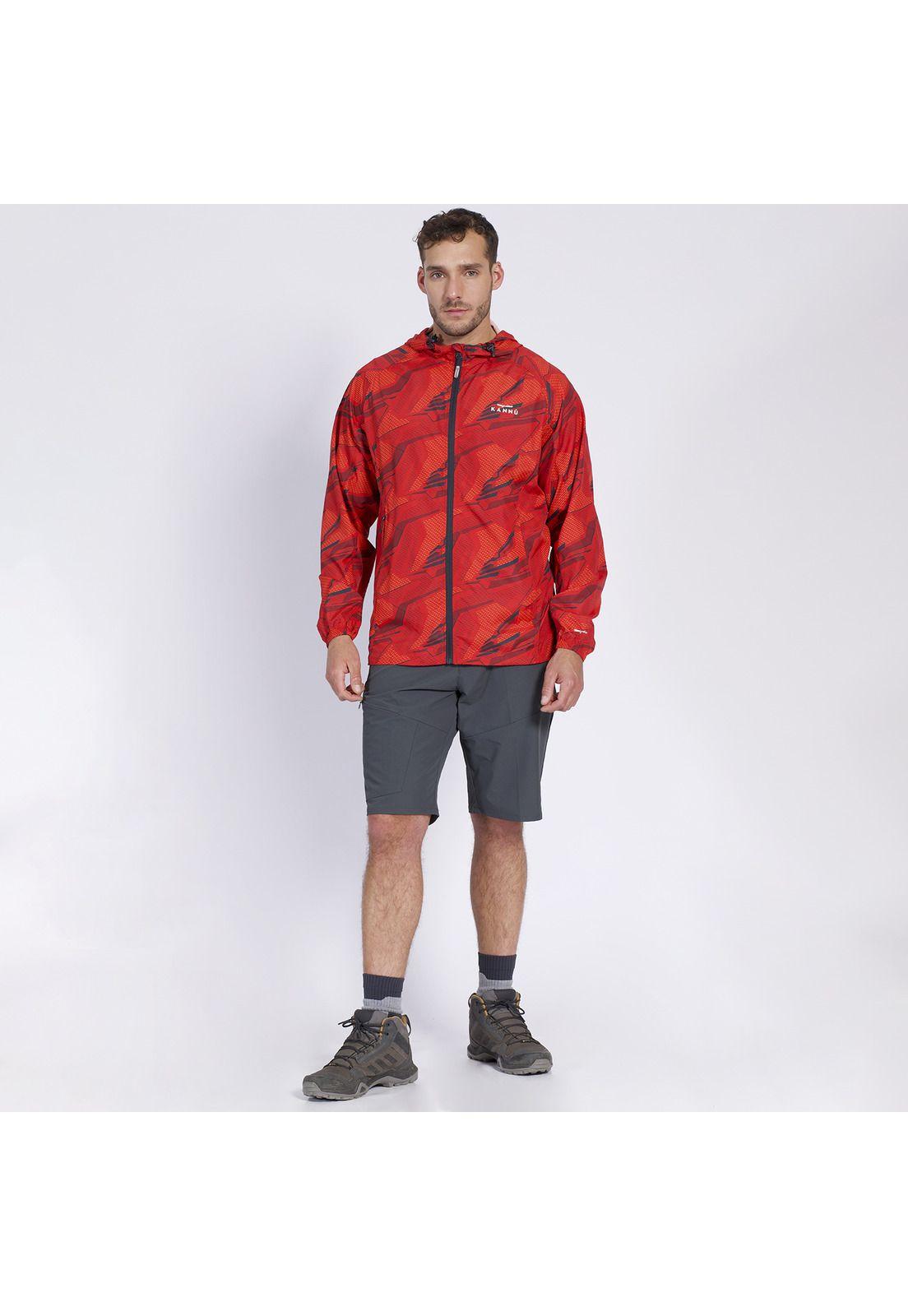 Cortaviento Banano Hombre Naranja-2