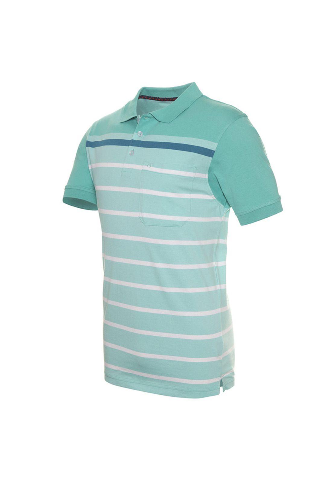 Polera Listada Cuello Camisero-1