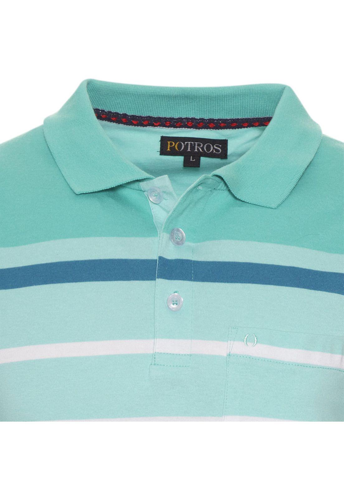 Polera Listada Cuello Camisero-3