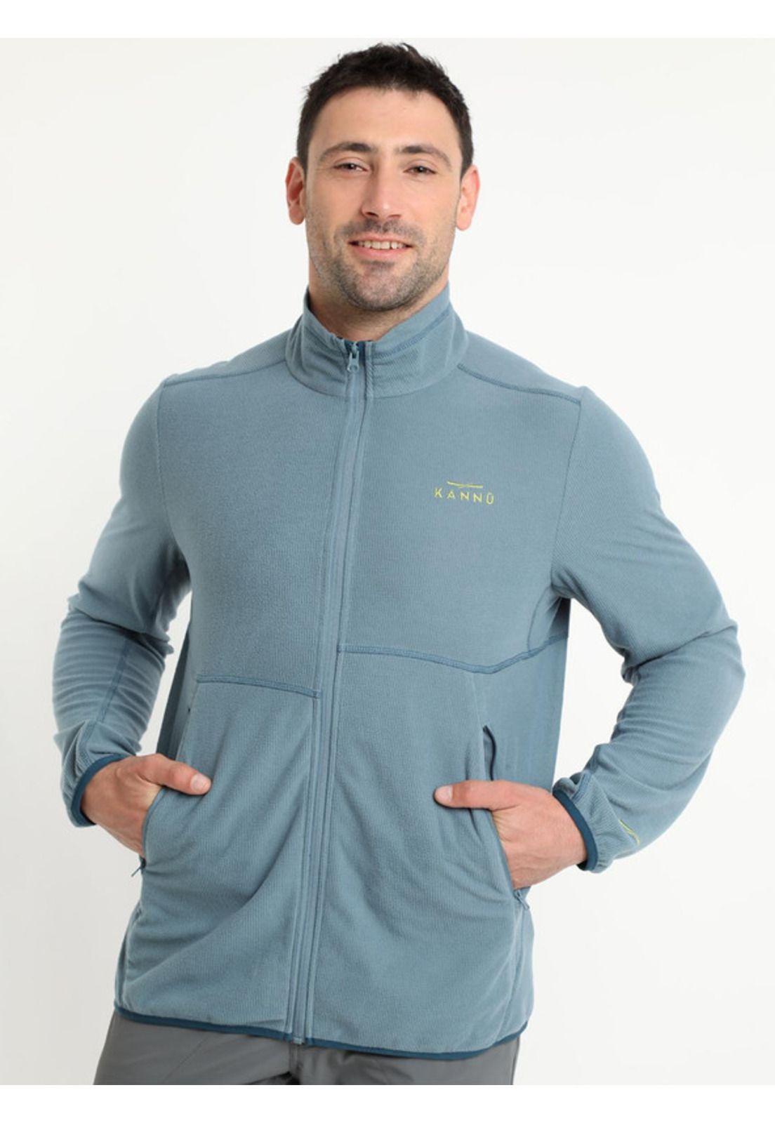 Polar Square Full Zipper Hombre azul-0