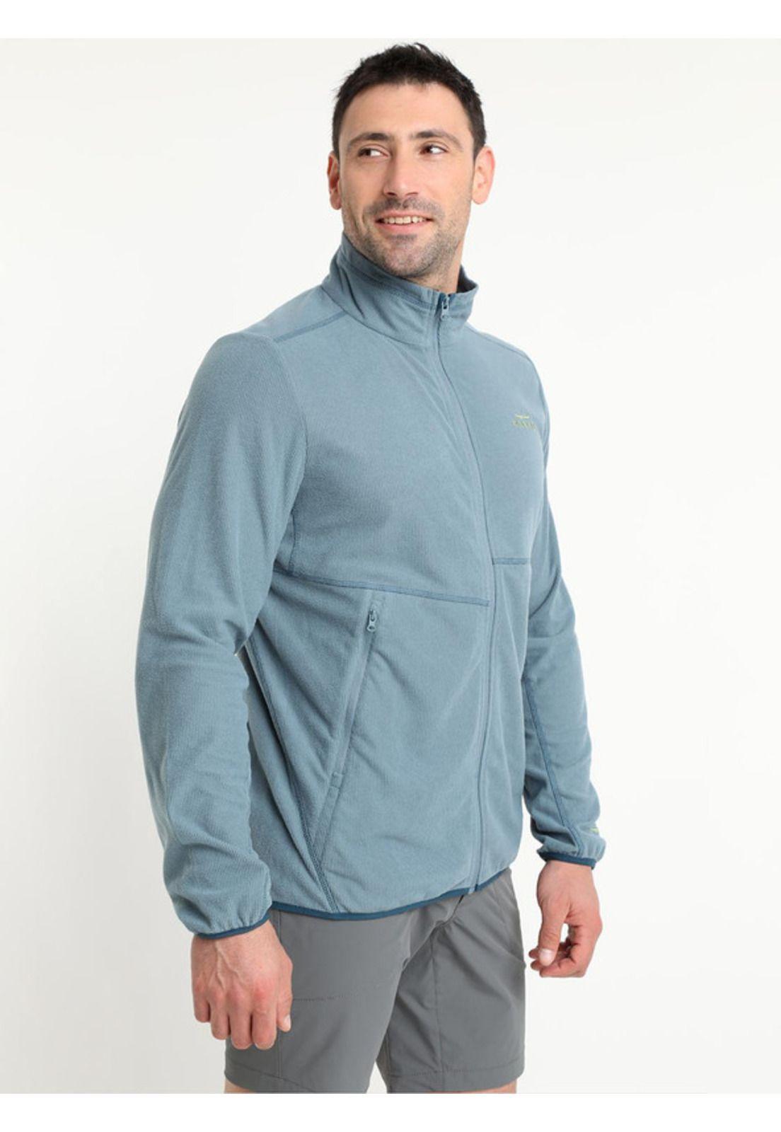Polar Square Full Zipper Hombre azul-2