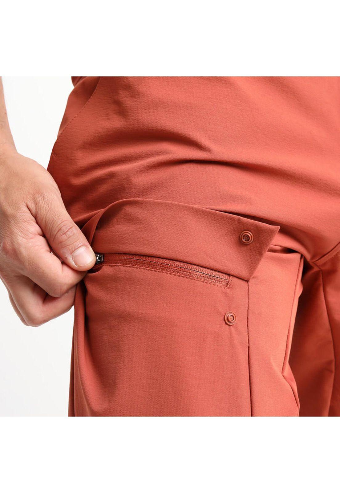 Pantalón Aconcagua Hombre Naranjo Oscuro-3