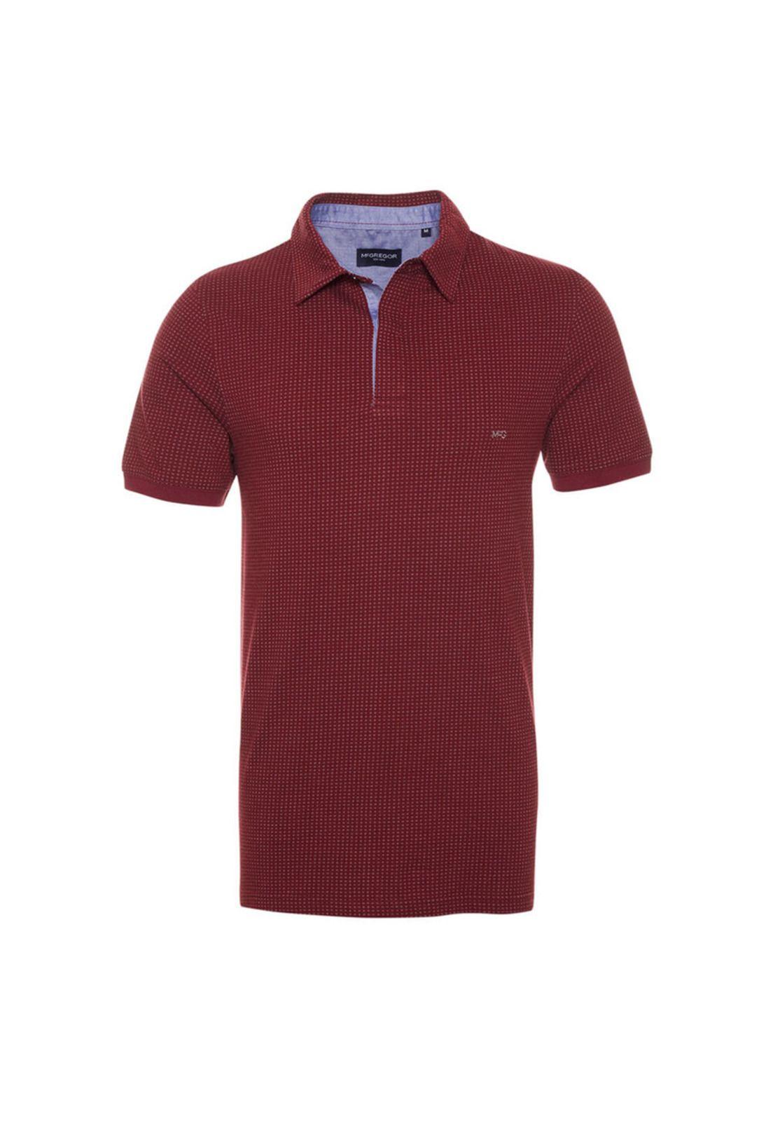 Polera Cuello Camisero Jacquard-0