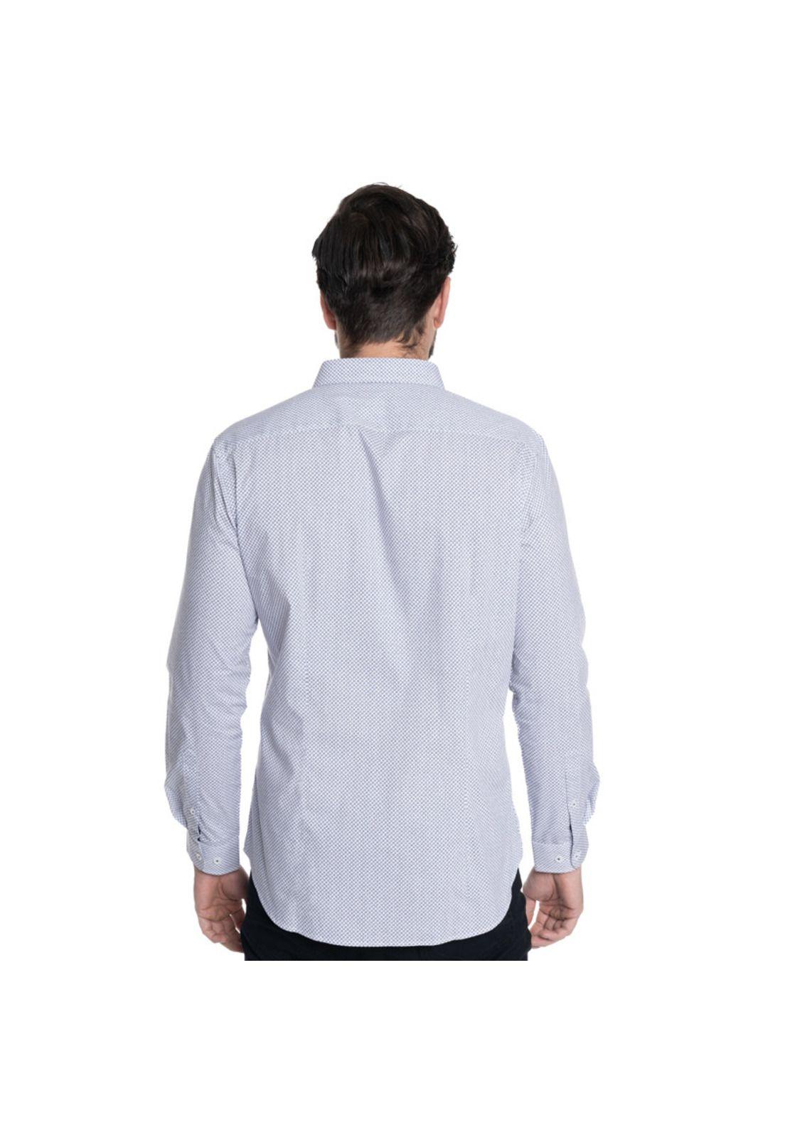 CAMISA HOMBRE CASUAL MANGA LARGA TREVIRA ESTAMPADA SEVILLA-1