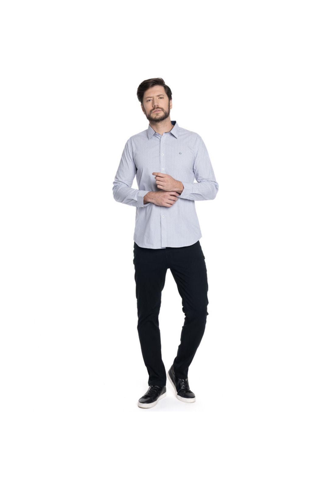 CAMISA HOMBRE CASUAL MANGA LARGA TREVIRA ESTAMPADA SEVILLA-3