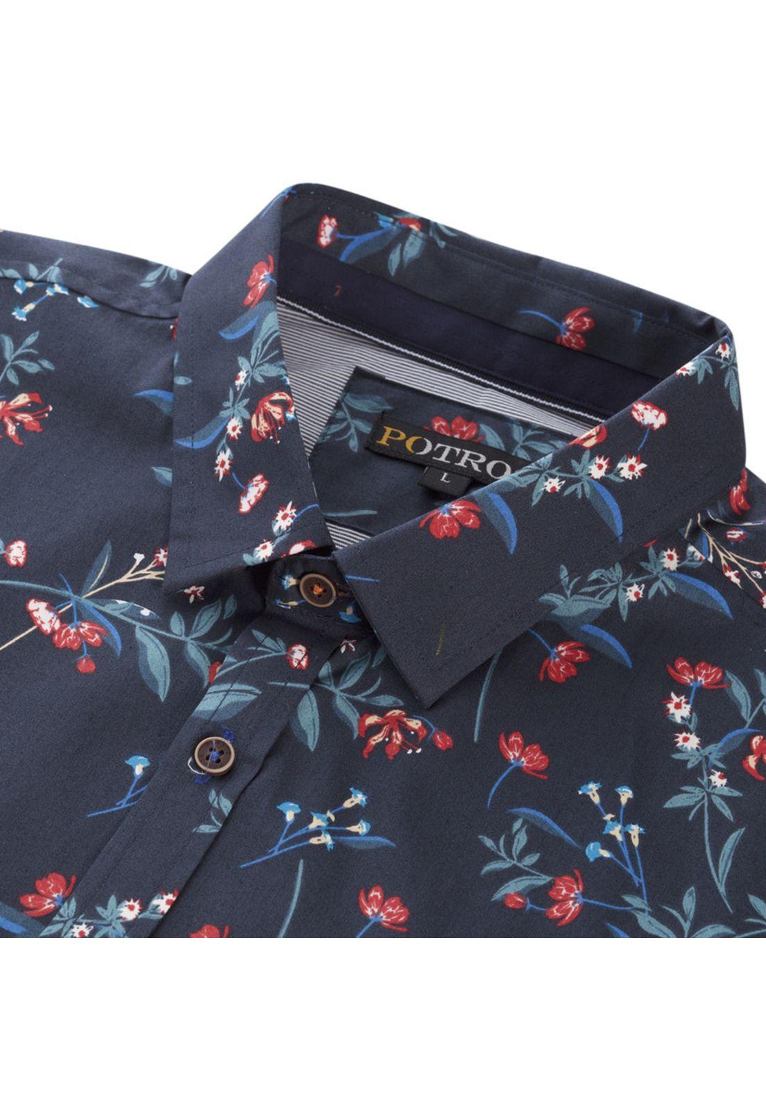 Camisa Estampada Flores-3