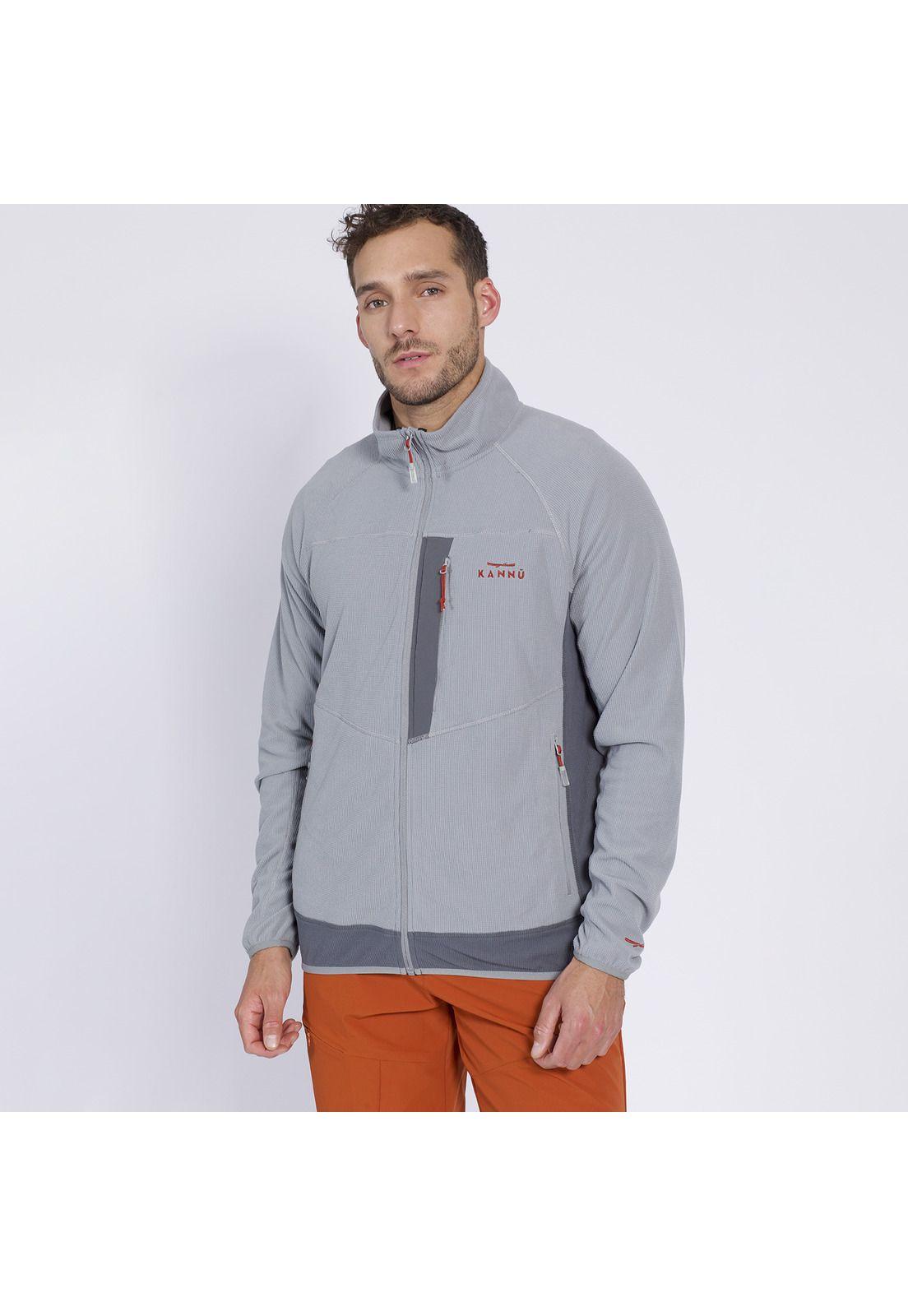 Polar Cuadritos Cortes Slw Hombre Gris-0