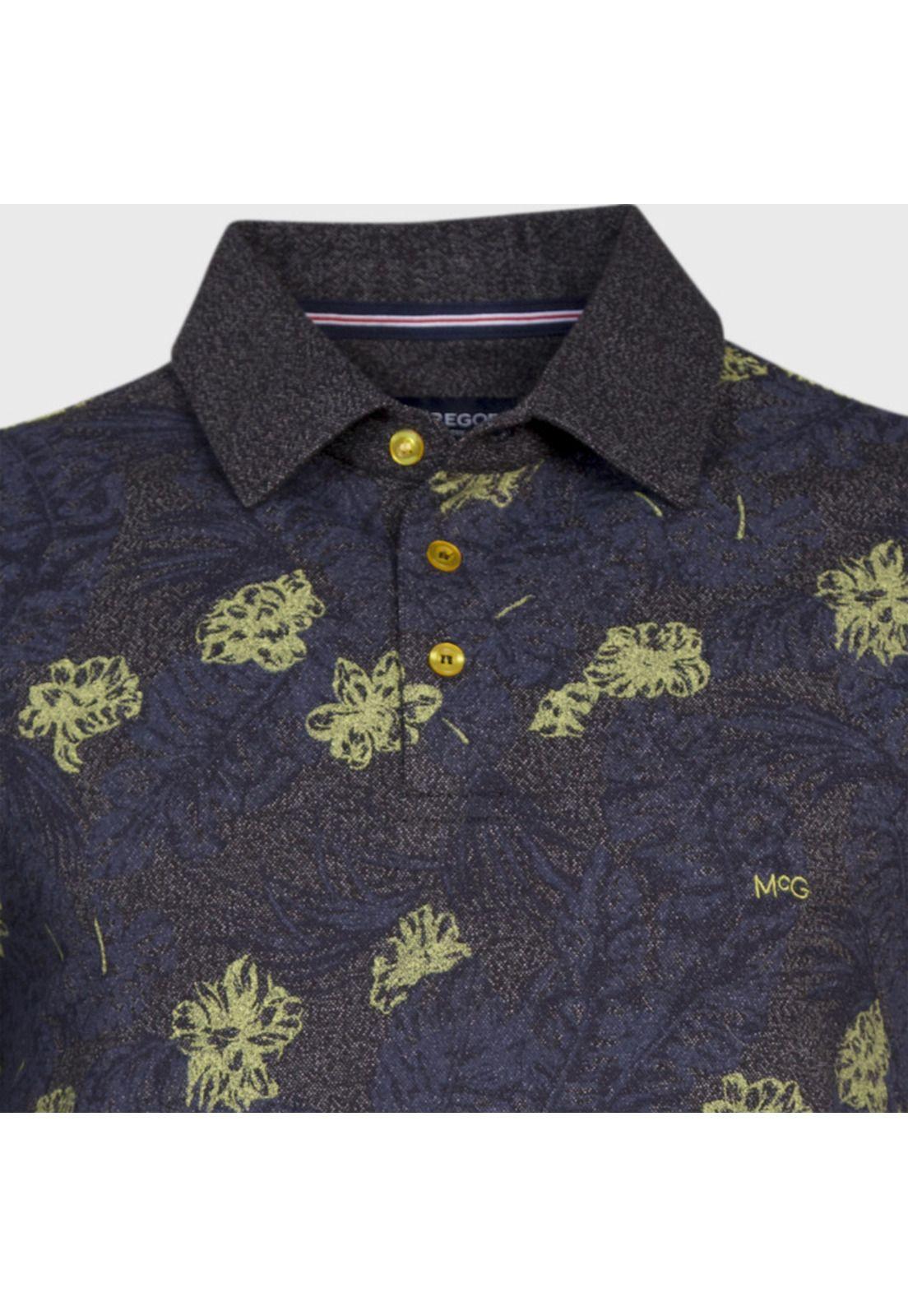 Polera Pique Estampada MC-3