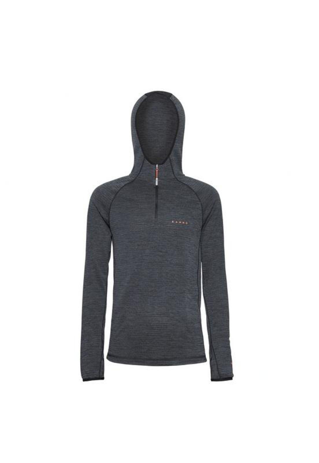 Polerón Hombre Con Capucha Gris-0