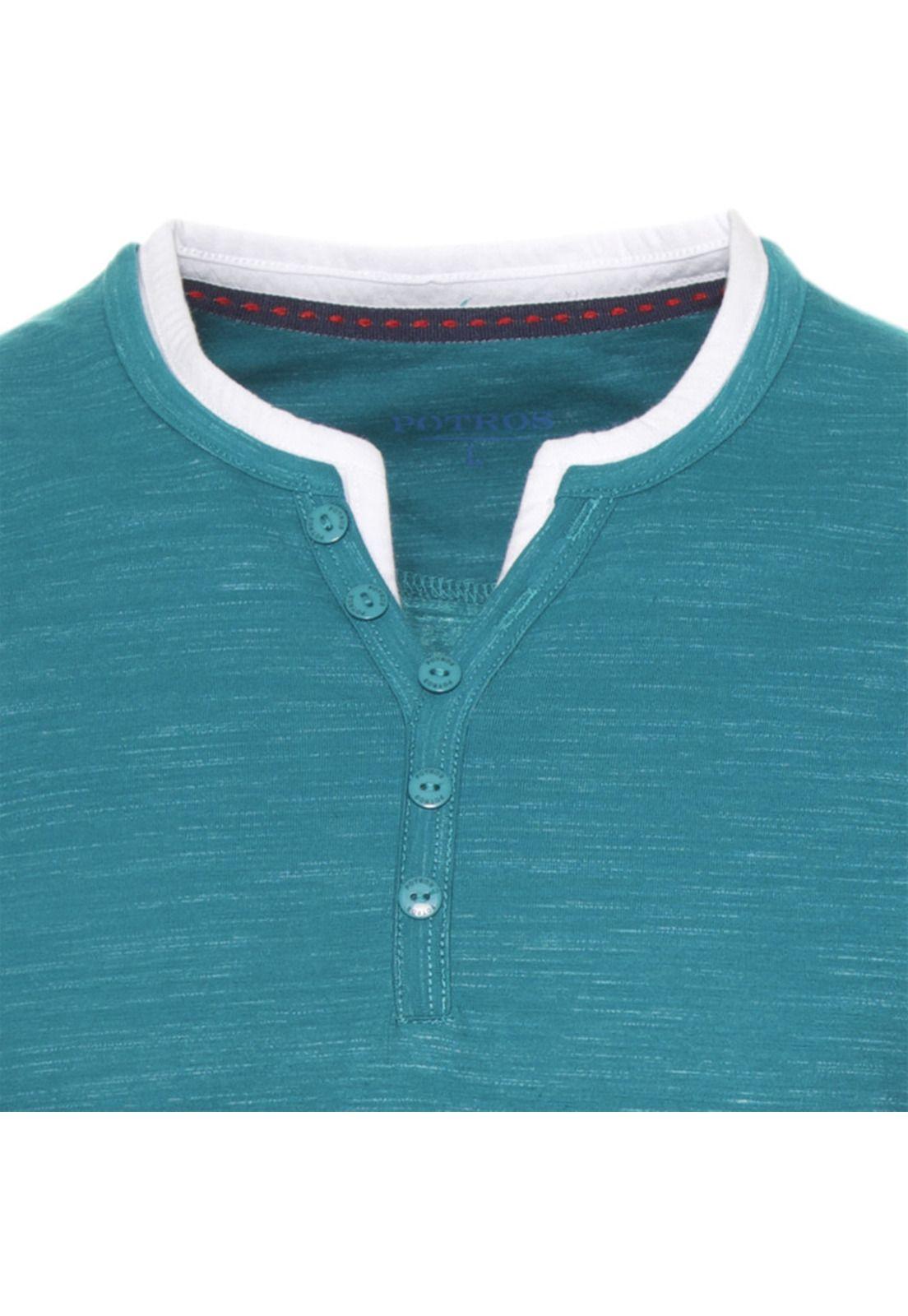 Polera Slub Con Botón-3