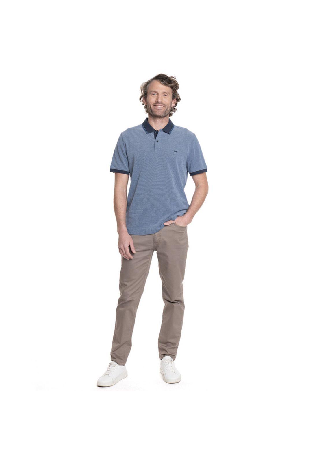POLERA  HOMBRE MANGA CORTA JACQUARD CHELSEA.-3