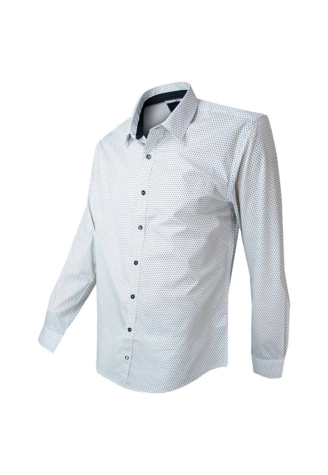 Camisa Trevira Estampada Slim Fit-1