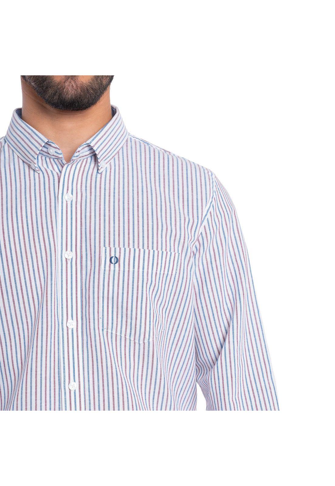 CAMISA MANGA LARGA OXFORD RAYA HOMBRE BERGEN.-3