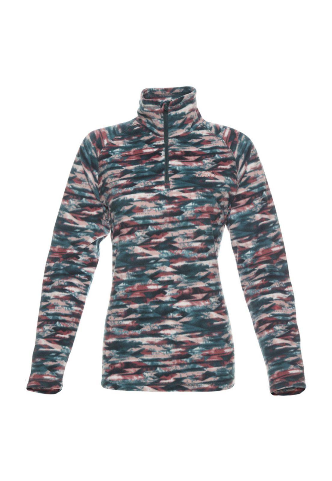 Polar Print Diaguita Half Zipper Mujer-0