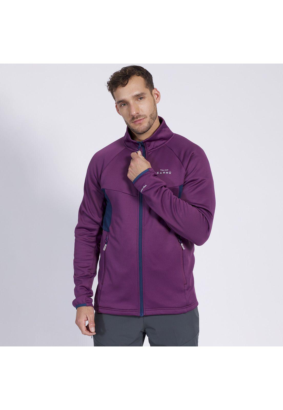 Polar Square Renovation Full Zipper Hombre Morado-0