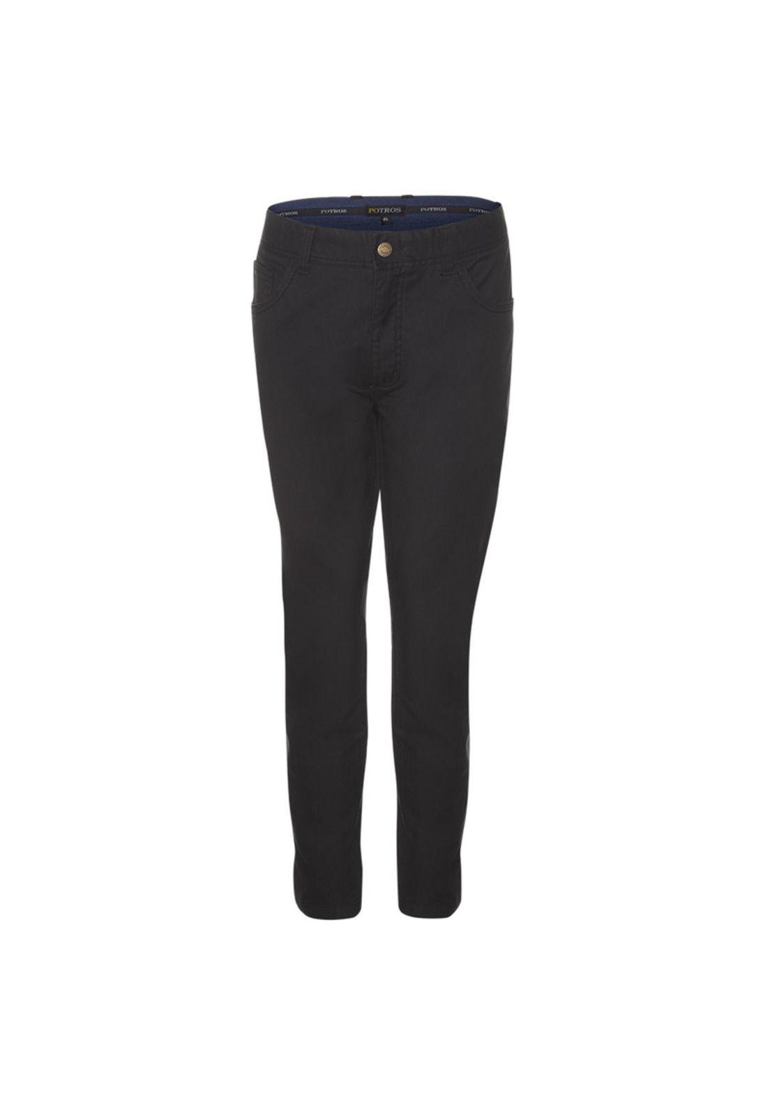 Pantalón Gabardina Spandex 5 Bolsillos-0