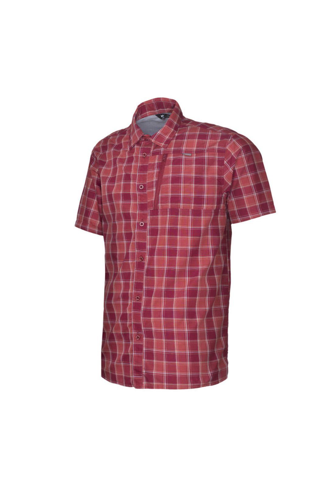Camisa Estampada Manga Corta-1