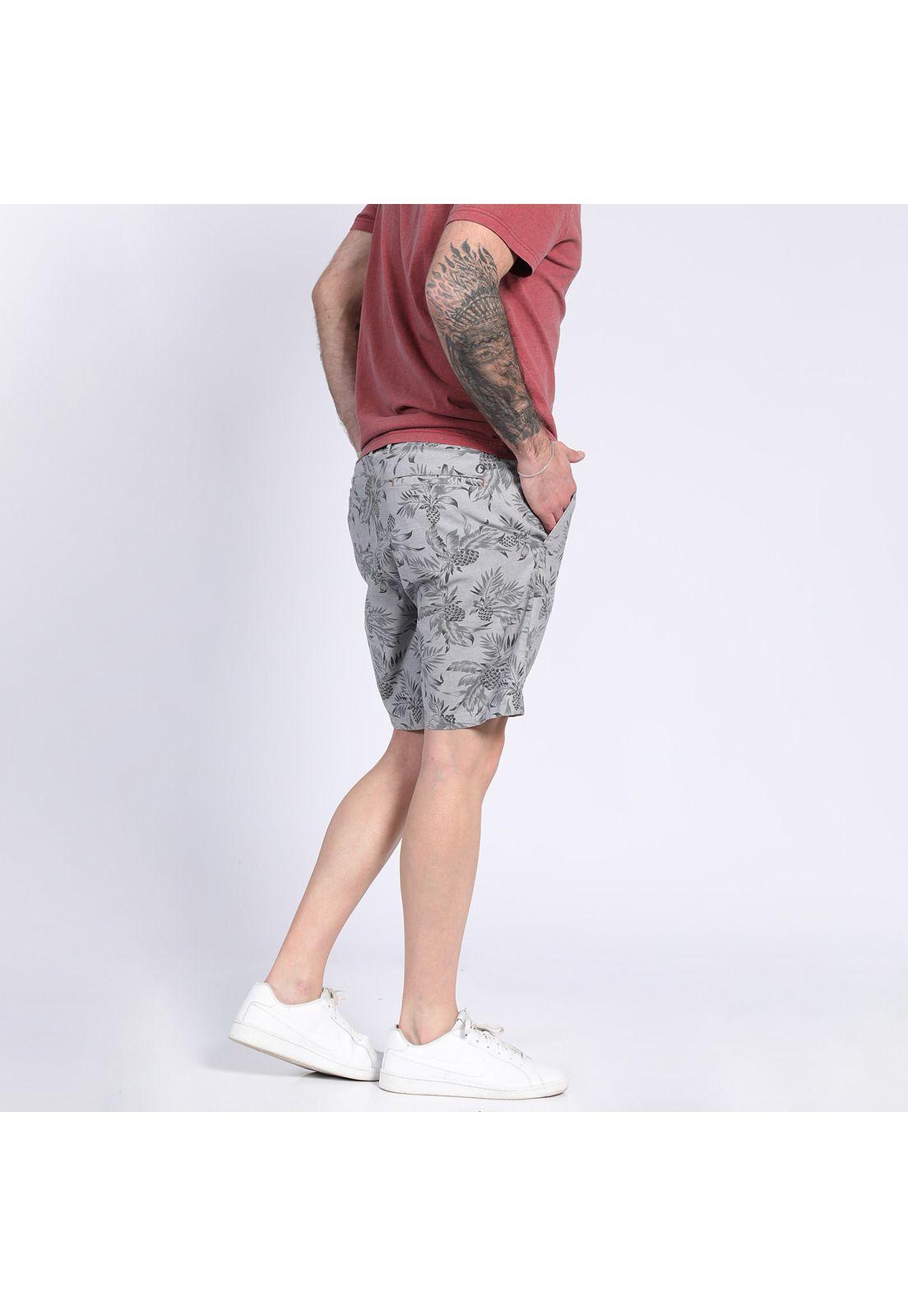 Bermuda Estampada Gris-1