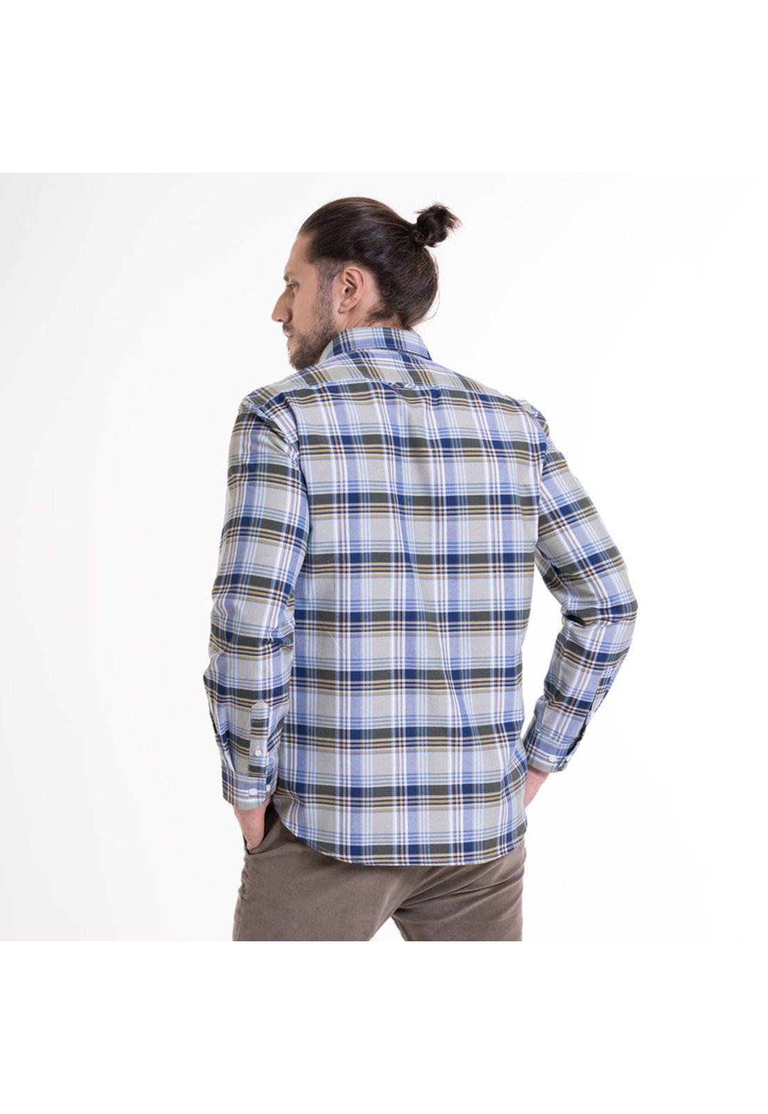 Camisa Oxford Fantasía Azul claro-1