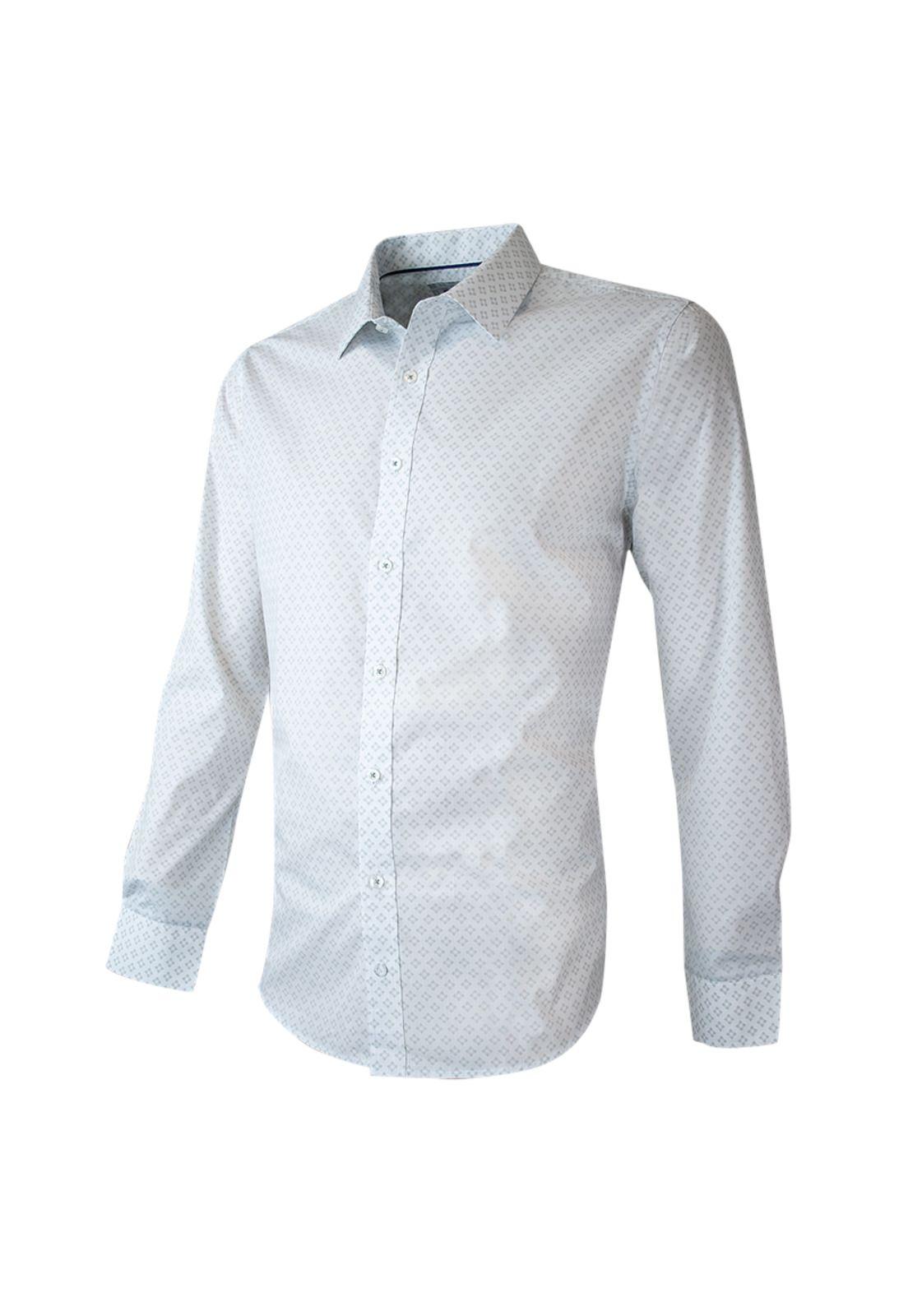 Camisa Trevira Estampada Slim Fit-1