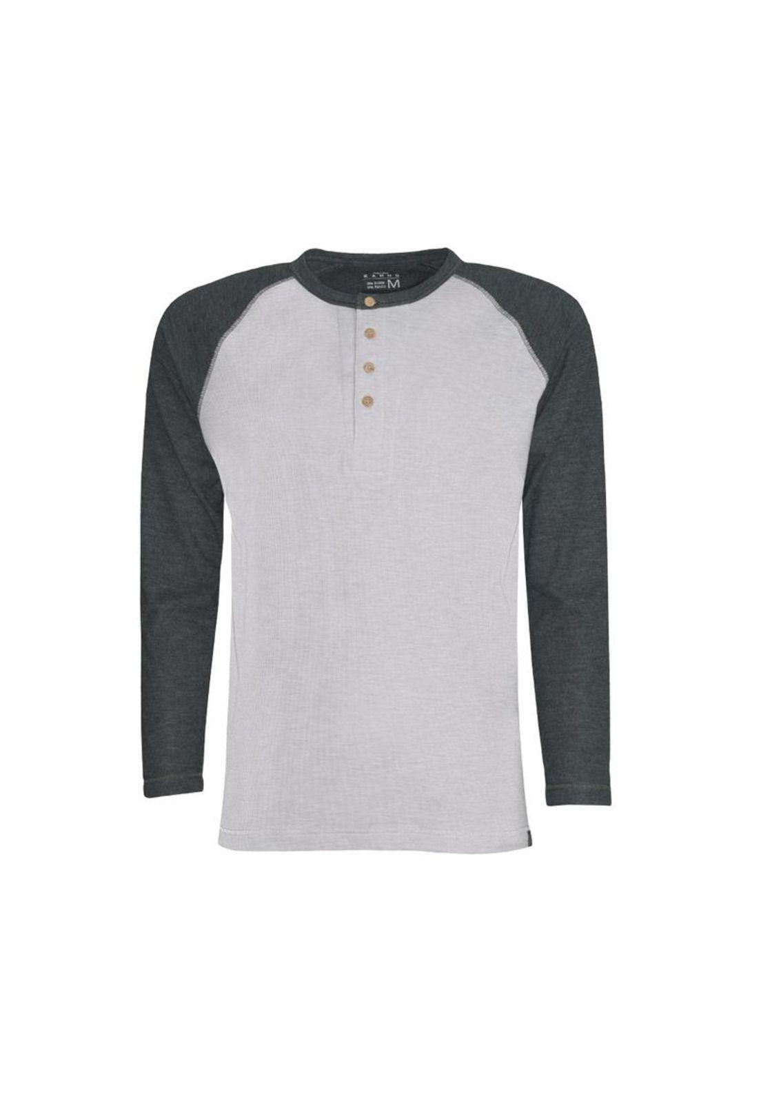 Polera Hombre M/L Con Botones Arena-0