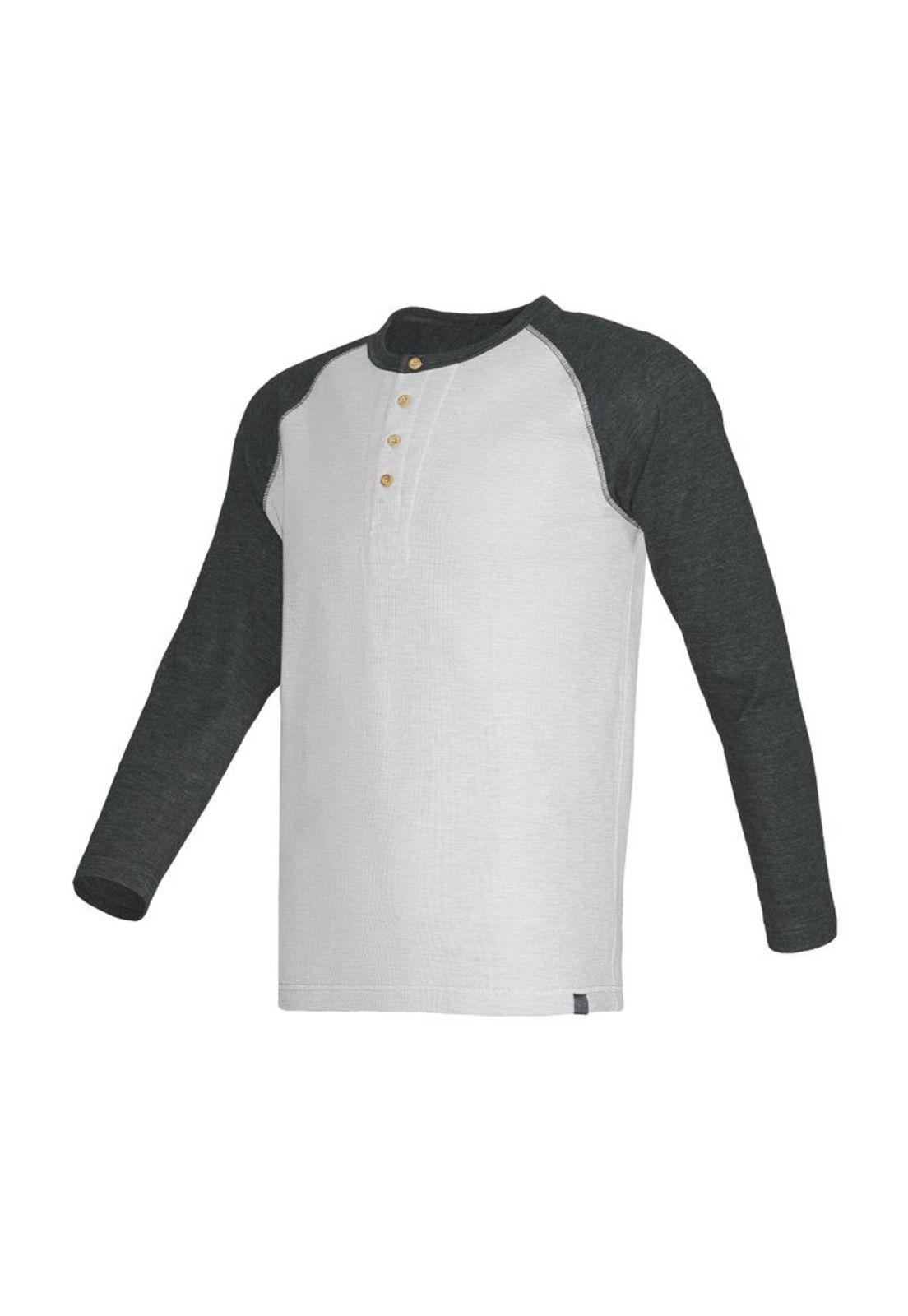 Polera Hombre M/L Con Botones Arena-1