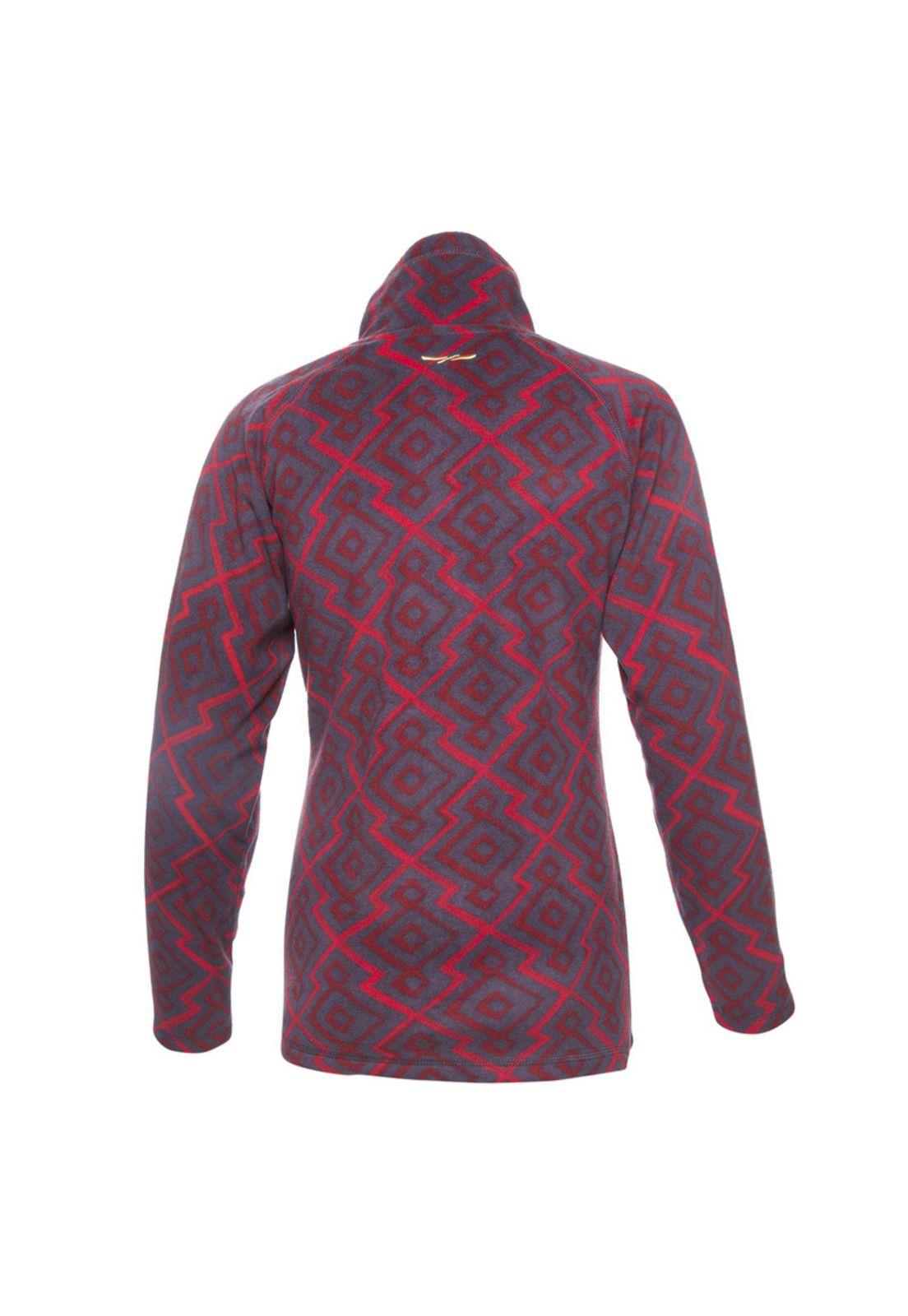 Polar Print Diaguita Half Zipper Mujer-2